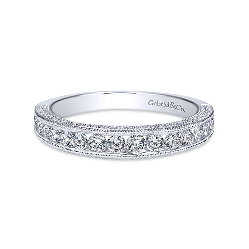 14K White Gold   Matching Wedding Band