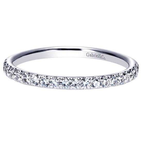 Gabriel - 14K White Gold   Matching Wedding Band