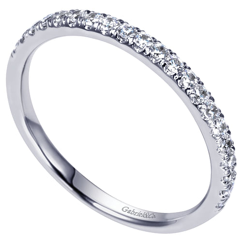 14K White Gold   Matching Wedding Band