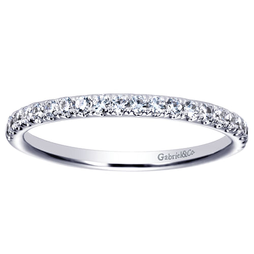 14K White Gold   Matching Wedding Band