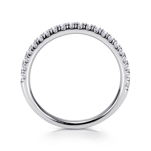 14K White Gold   Matching Wedding Band