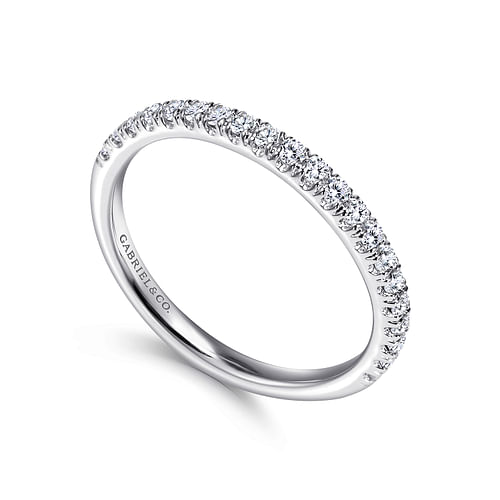 14K White Gold   Matching Wedding Band