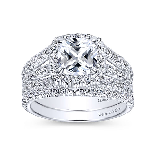 14K White Gold   Matching Wedding Band