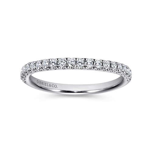 14K White Gold   Matching Wedding Band