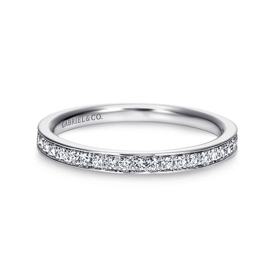 Gabriel - 14K White Gold   Matching Wedding Band