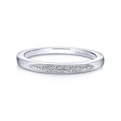 14K White Gold   Matching Wedding Band