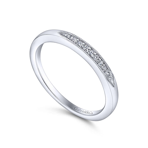 14K White Gold   Matching Wedding Band