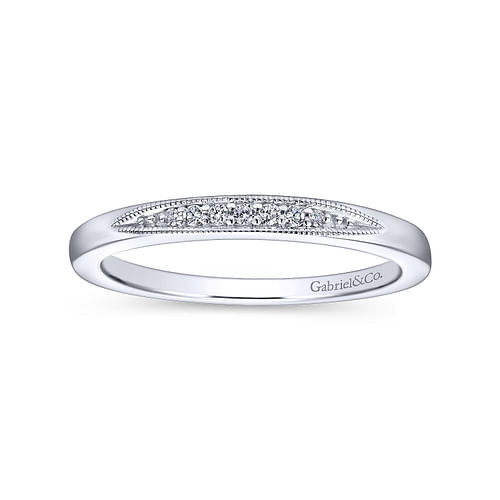 14K White Gold   Matching Wedding Band