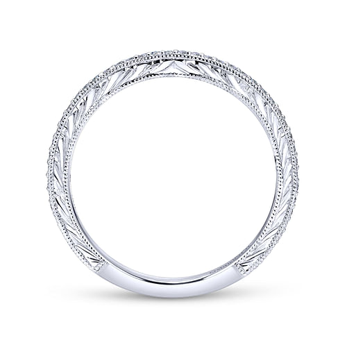 14K White Gold   Matching Wedding Band