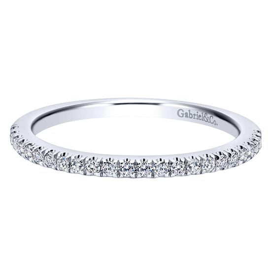 Gabriel - 14K White Gold   Matching Wedding Band