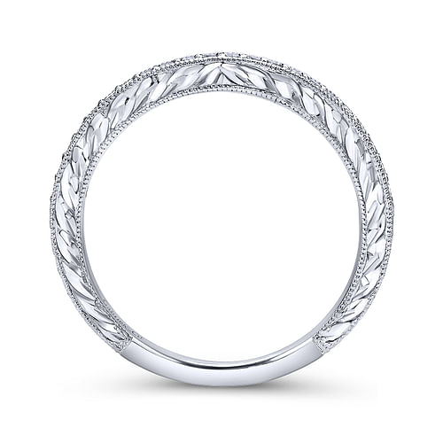 14K White Gold   Matching Wedding Band