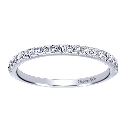 14K White Gold   Matching Wedding Band