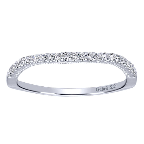 14K White Gold   Matching Wedding Band