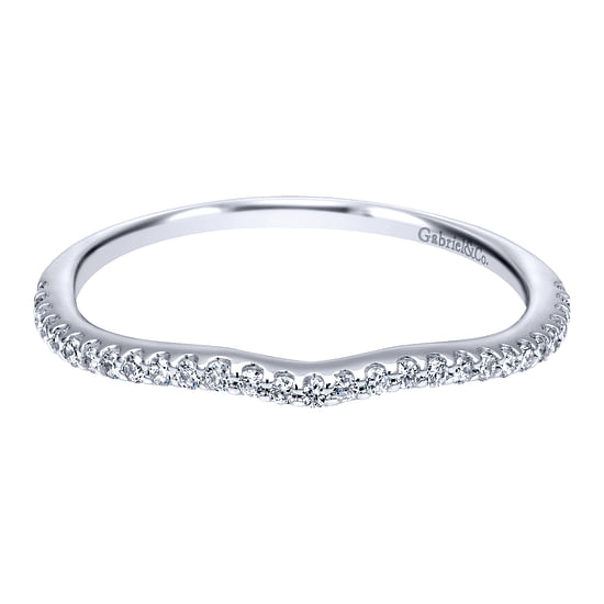 Gabriel - 14K White Gold   Matching Wedding Band