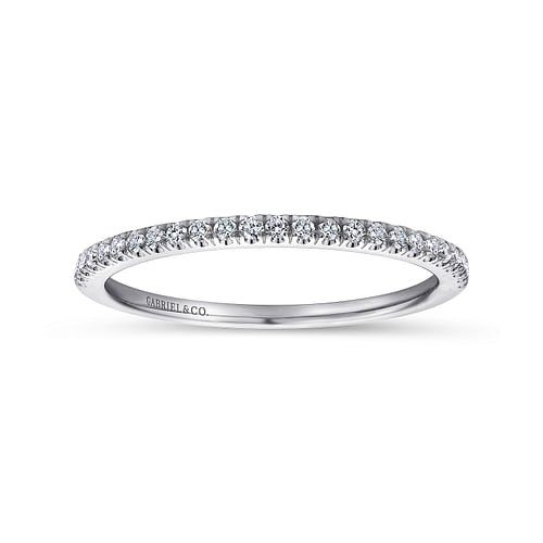 14K White Gold   Matching Wedding Band