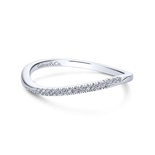 14K White Gold   Matching Wedding Band