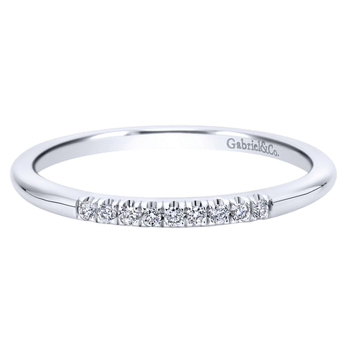 14K White Gold   Matching Wedding Band