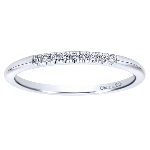 14K White Gold   Matching Wedding Band