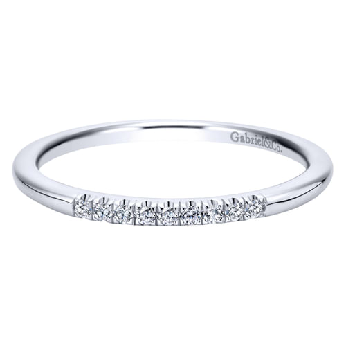 14K White Gold   Matching Wedding Band