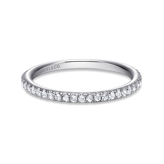 Gabriel - 14K White Gold   Matching Wedding Band