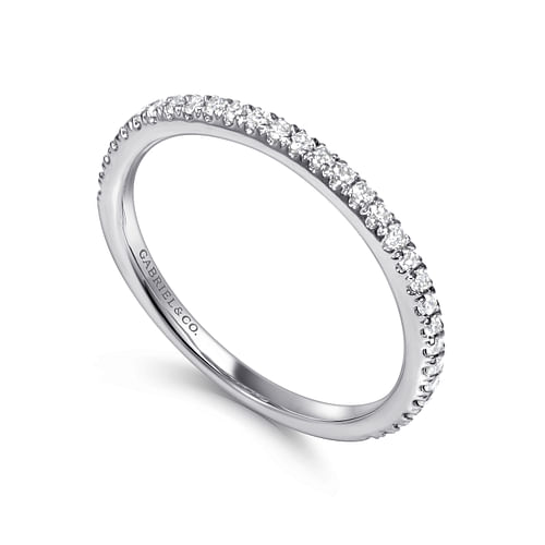 14K White Gold   Matching Wedding Band