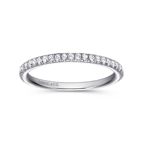 14K White Gold   Matching Wedding Band