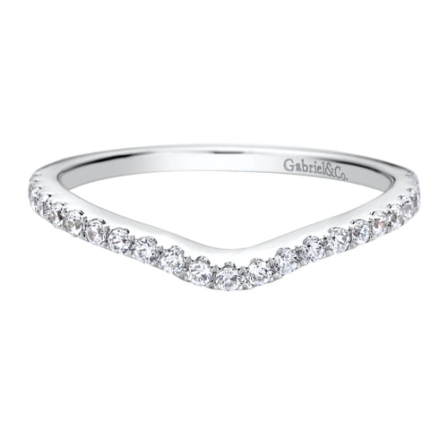 14K White Gold   Matching Wedding Band