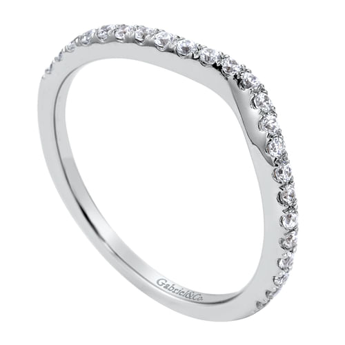 14K White Gold   Matching Wedding Band