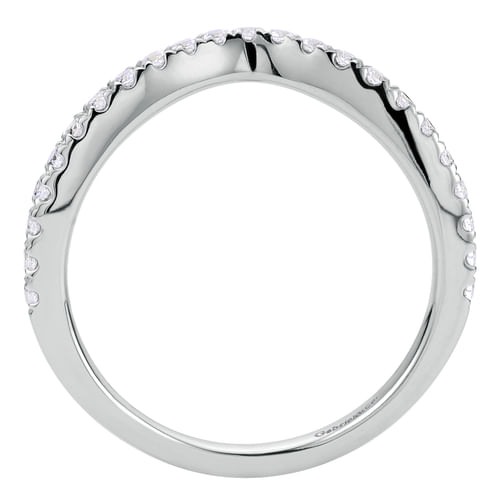 14K White Gold   Matching Wedding Band