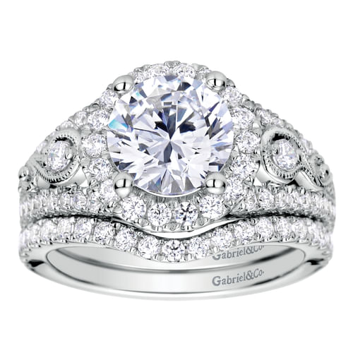 14K White Gold   Matching Wedding Band