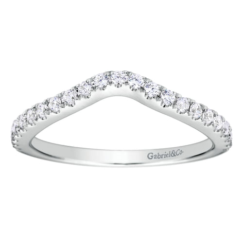 14K White Gold   Matching Wedding Band