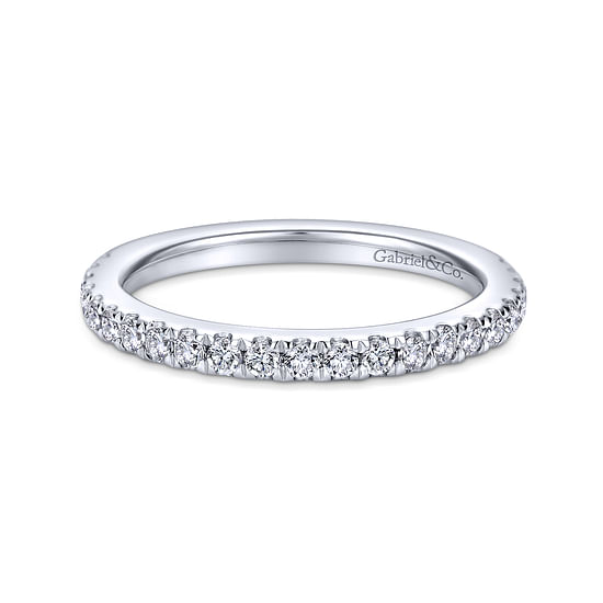 Gabriel - 14K White Gold   Matching Wedding Band