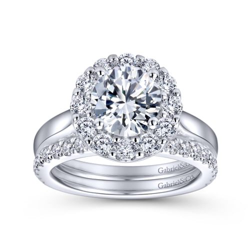 14K White Gold   Matching Wedding Band