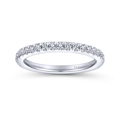14K White Gold   Matching Wedding Band