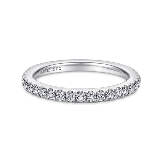 Gabriel - 14K White Gold   Matching Wedding Band