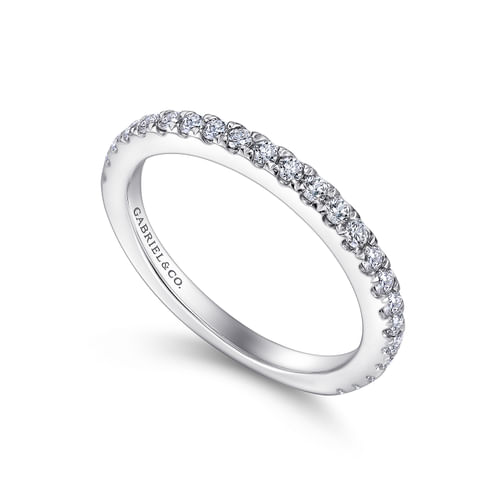 14K White Gold   Matching Wedding Band