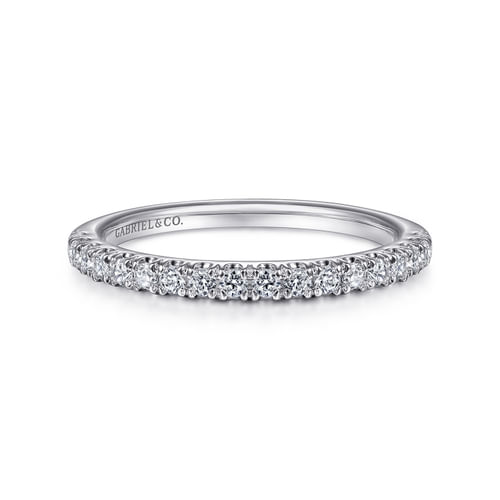 14K White Gold   Matching Wedding Band
