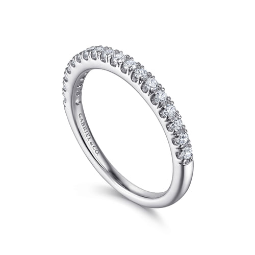14K White Gold   Matching Wedding Band
