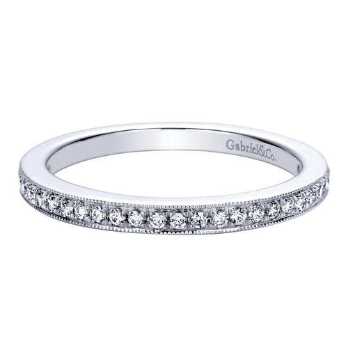 14K White Gold   Matching Wedding Band