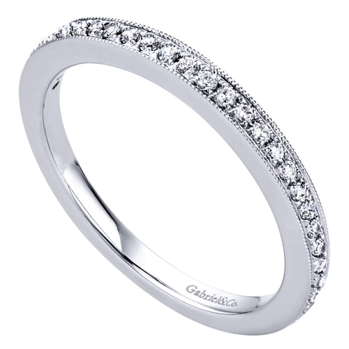 14K White Gold   Matching Wedding Band