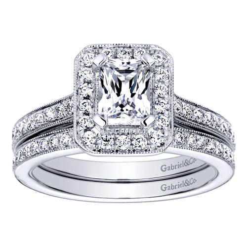 14K White Gold   Matching Wedding Band