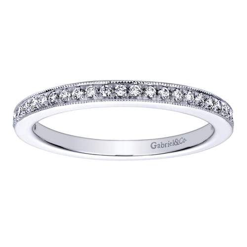 14K White Gold   Matching Wedding Band
