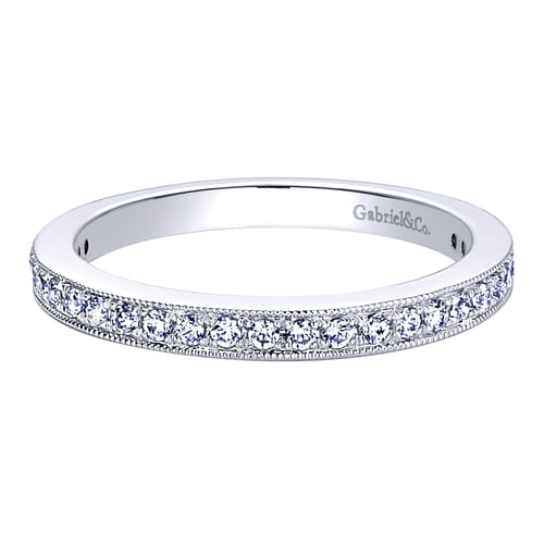 14K White Gold   Matching Wedding Band