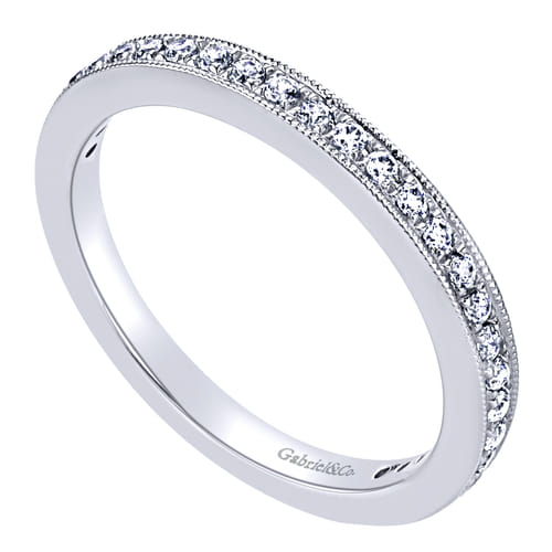 14K White Gold   Matching Wedding Band