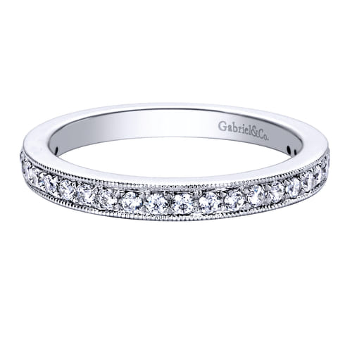 14K White Gold   Matching Wedding Band