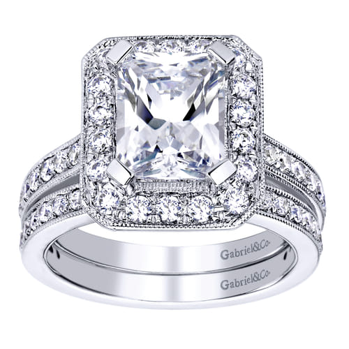 14K White Gold   Matching Wedding Band