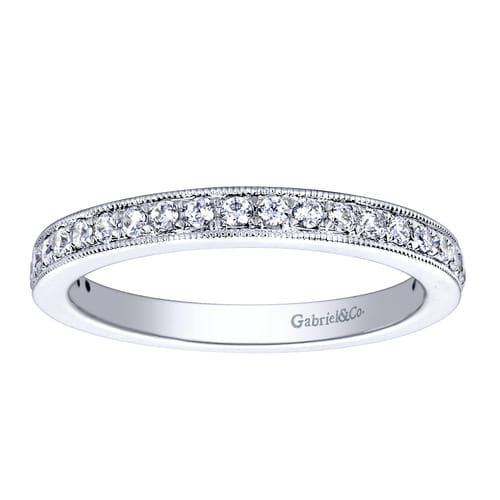14K White Gold   Matching Wedding Band