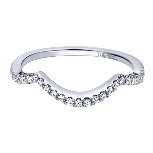 14K White Gold   Matching Wedding Band