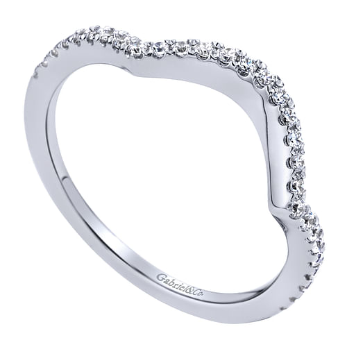 14K White Gold   Matching Wedding Band