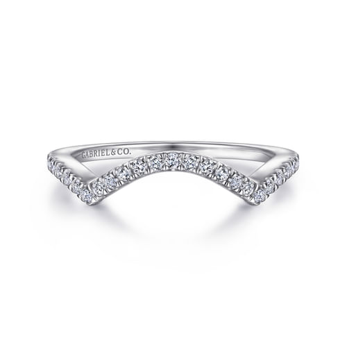 14K White Gold   Matching Wedding Band